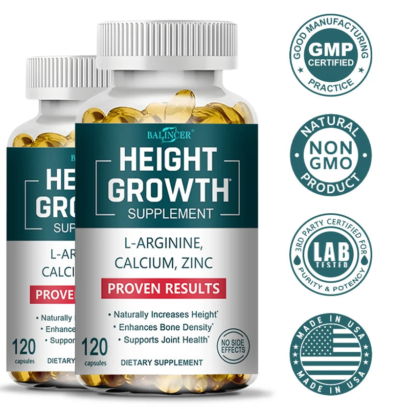 Garmtar Bone Strength & Height Support Calcium + D3 Complex - Garmtar Pure Supplements