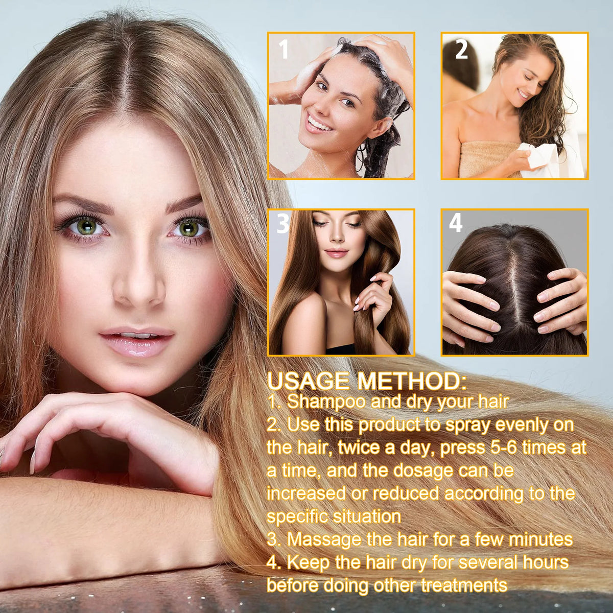 Biotin Hair Care Spray Nourish Scalp Hair Follicle | Premium Care