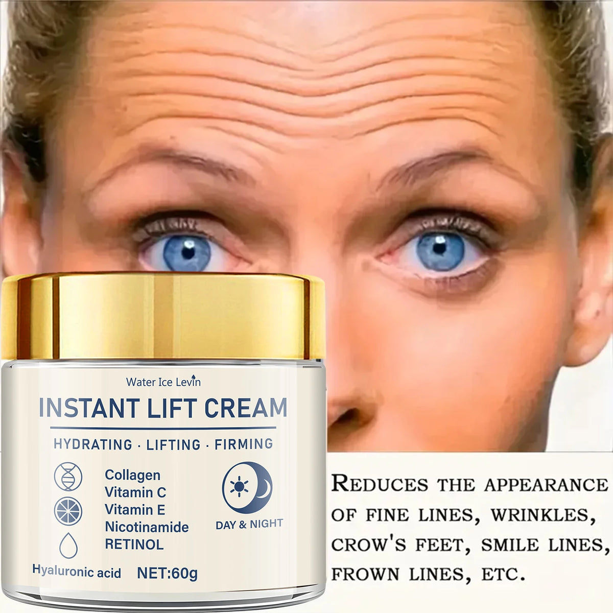 Facial Firming And Lifting Cream Rich In Hyaluronic | Premium Care