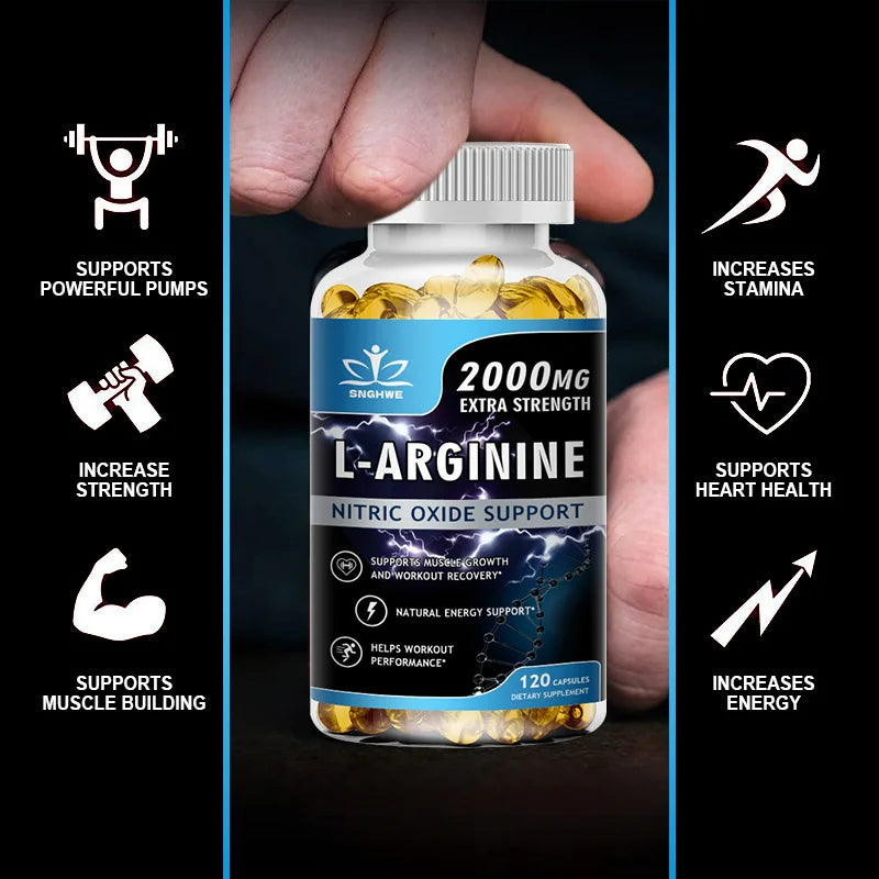 Men's Pro-Series L-Arginine Nitric Oxide – Workout Endurance, Peak Performance & Muscle Growth