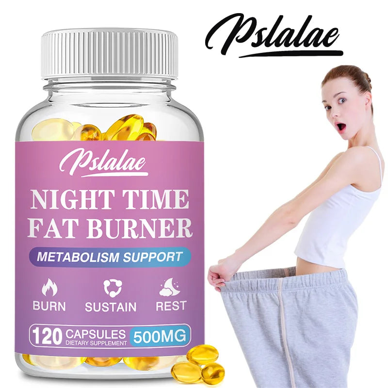 Nighttime Fat Burner Supplement - for Weight Loss, Boost Metabolism, Suppress Appetite Diet,Healthy Weight Management