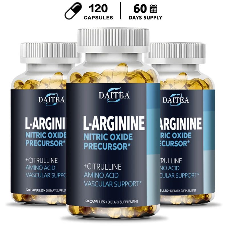 L-Arginine Athletic Fuel Complex – Workout Energy, Muscular Strength & Endurance Support (Non-GMO)