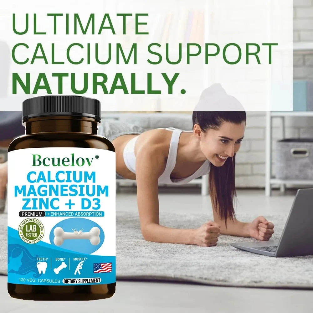 Garmtar Calcium, Magnesium, Zinc & Vitamin D3 Bone Shield - Garmtar Pure Supplements