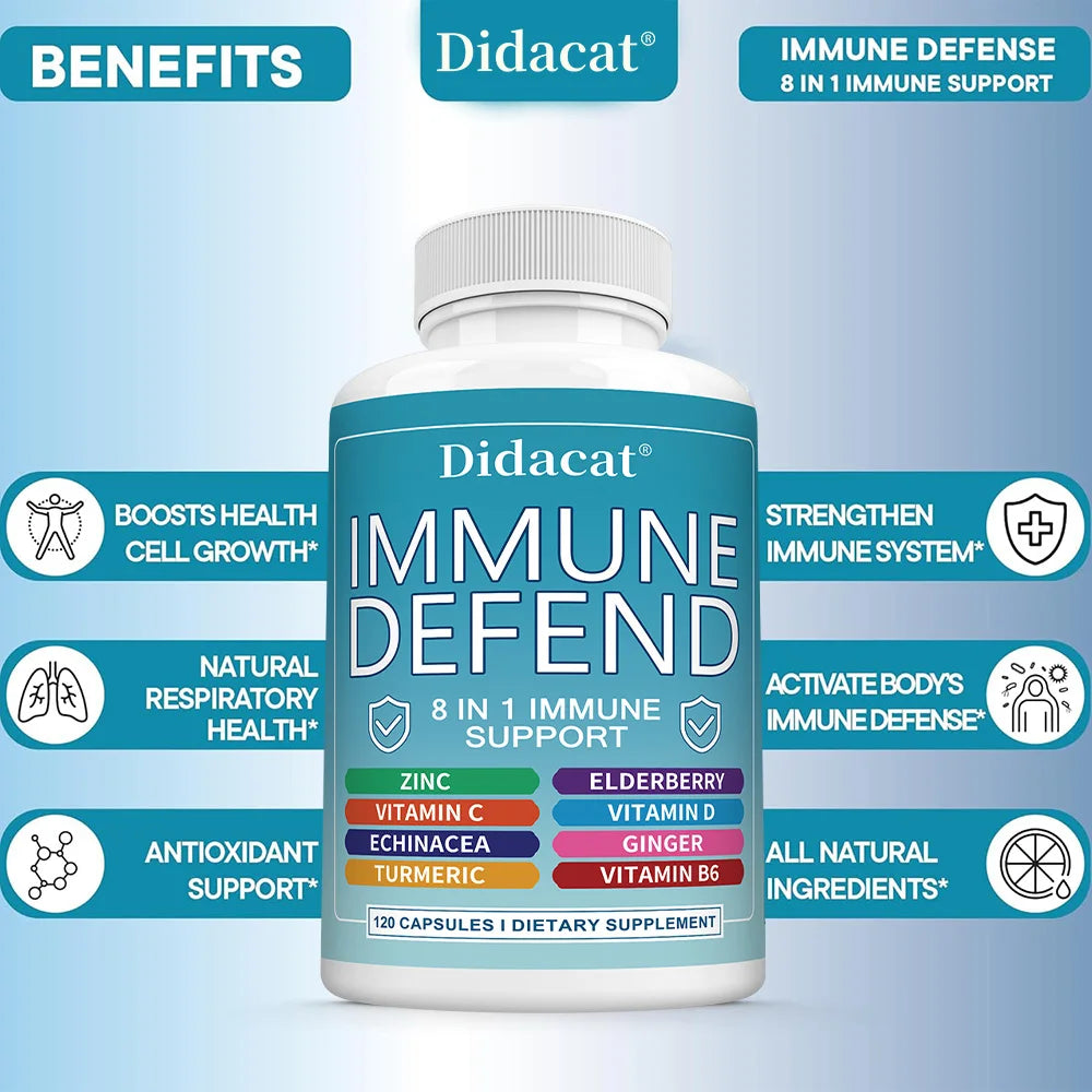 Garmtar 8-in-1 Immune Defense Support Complex - Garmtar Pure Supplements