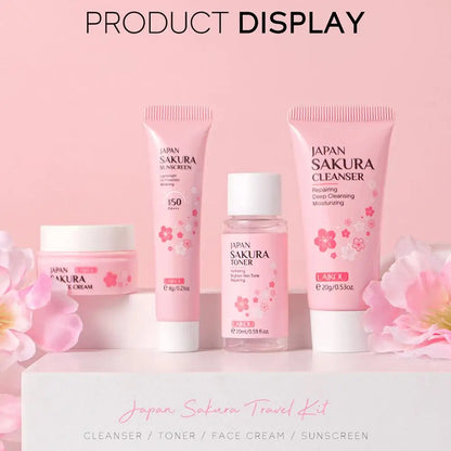 Sakura Skin Care Sets Kits With Cleanser Serum | Premium Care
