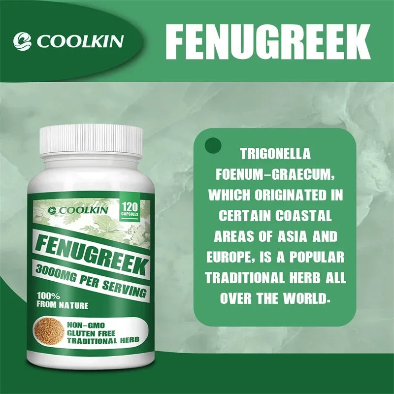 Pure Fenugreek Extract 3000mg – Lactation Support, Hormone Balance & Feminine Wellness