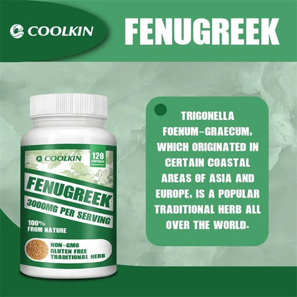 Pure Fenugreek Extract 3000mg – Lactation Support, Hormone Balance & Feminine Wellness