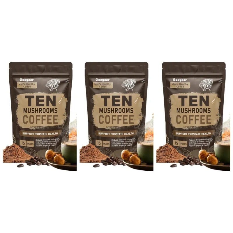 Garmtar 10-Mushroom Superfood Powder + Arabica Coffee - Garmtar Pure Supplements