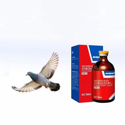 100ml Pigeon VB12 Energy Supplement Racing Performance Booster, Anti-Fatigue & Stamina Enhancer for Training and Competition