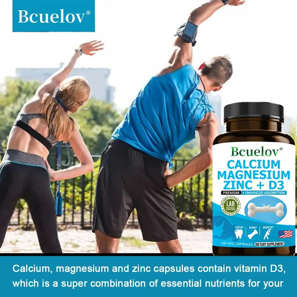 Garmtar Calcium, Magnesium, Zinc & Vitamin D3 Bone Shield - Garmtar Pure Supplements