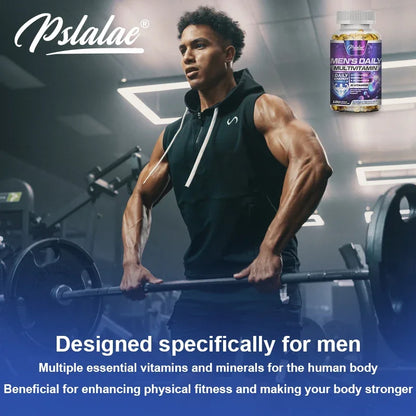 AlphaMulti Elite Men's Daily Multivitamin & Botanical Complex – High-Potency Micronutrients, Energy, Prostate & Immune Defense