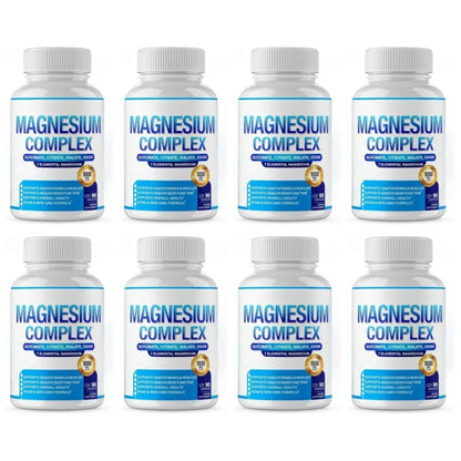 Magnesium Supplement 1000mg 7 in 1 Complex with Glycinate Citrate Malate Taurate Supports Muscle Relaxation Sleep Support 90 Ct
