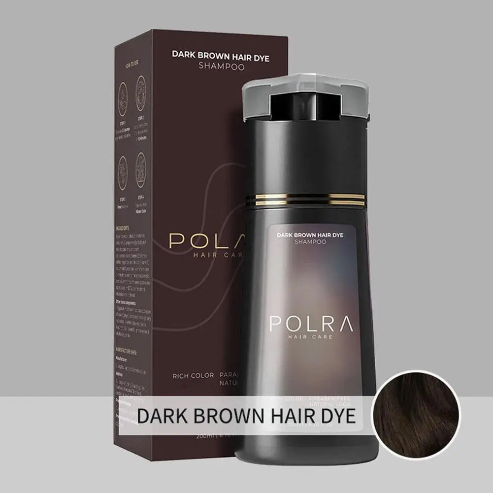 Hair Dye Shampoo 200ml 3 In 1 Natural | Premium Care