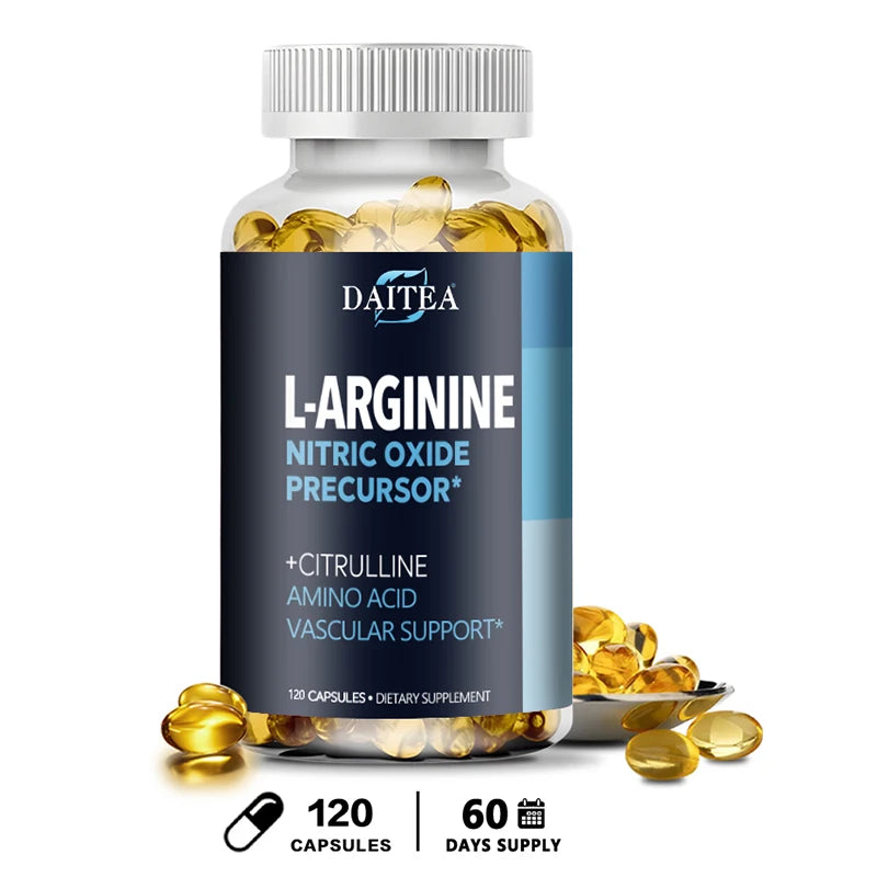 L-Arginine Athletic Fuel Complex – Workout Energy, Muscular Strength & Endurance Support (Non-GMO)