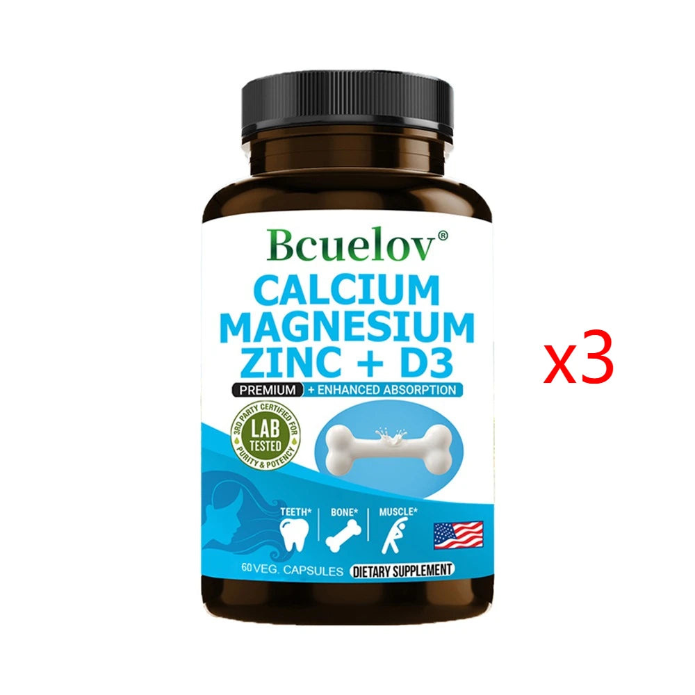 Garmtar Calcium, Magnesium, Zinc & Vitamin D3 Bone Shield - Garmtar Pure Supplements