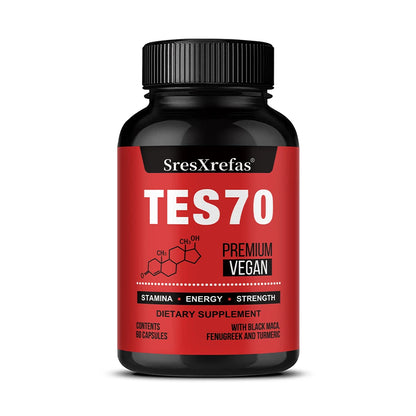 Organic Fenugreek Extract Capsules with Black Maca & Turmeric – Natural Energy, Endurance & Vitality