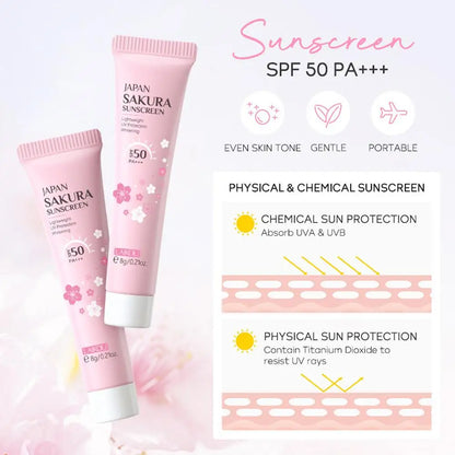 Sakura Skin Care Sets Kits With Cleanser Serum | Premium Care