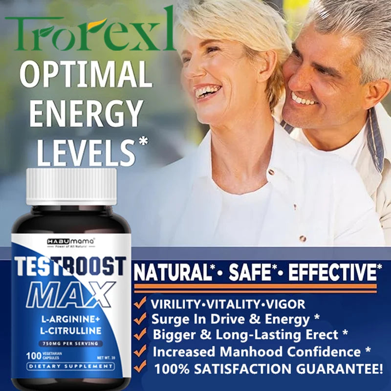 AlphaCore Peak Male Vigor Complex – 100 Vegan Tablets for Stamina, Nitric Oxide Blood Flow & Physical Endurance
