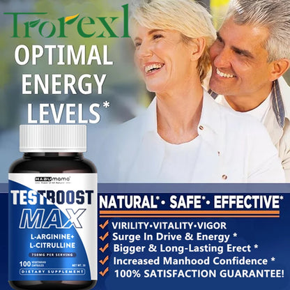 AlphaCore Peak Male Vigor Complex – 100 Vegan Tablets for Stamina, Nitric Oxide Blood Flow & Physical Endurance
