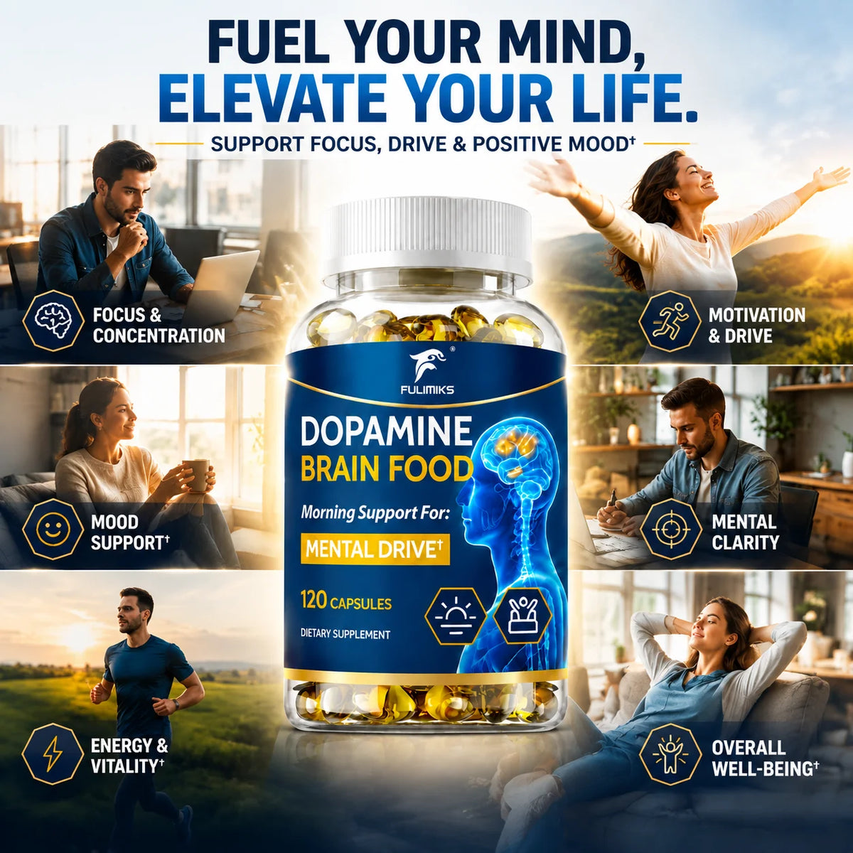 Garmtar Dopamine Brain Food & Nootropic Drive Matrix - Garmtar Pure Supplements