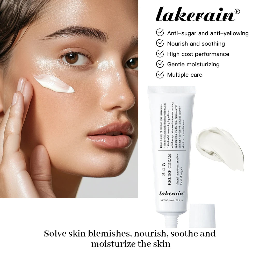 345 Soothing Cream Daily Face Moisturizer Spot Treatment | Premium Care