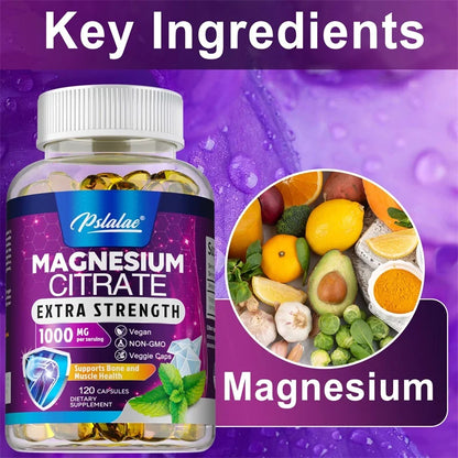 Garmtar Magnesium Citrate 1000mg Digestive & Muscle Matrix - Garmtar Pure Supplements