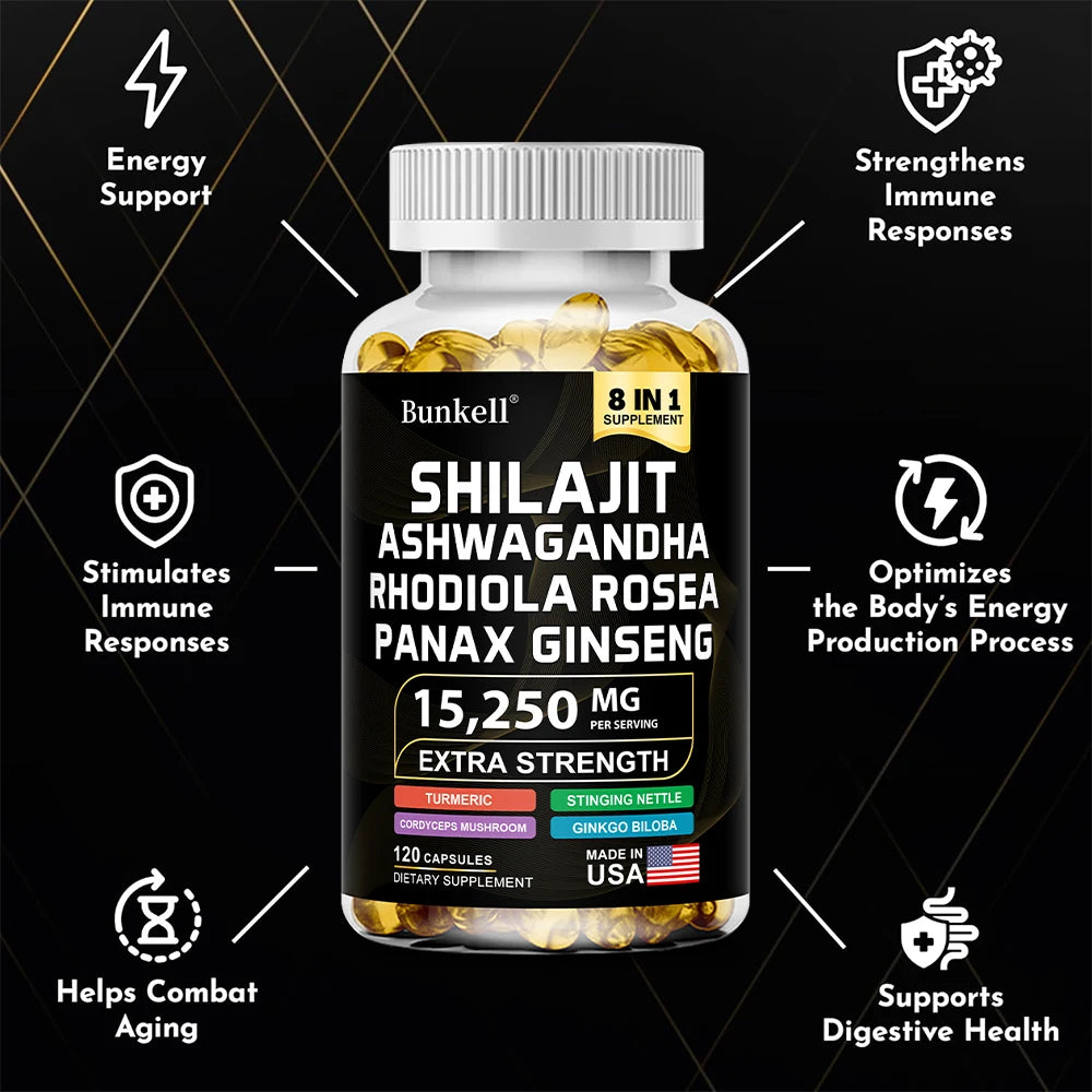 Garmtar Himalayan Shilajit 8-in-1 Vitality Complex - Garmtar Pure Supplements