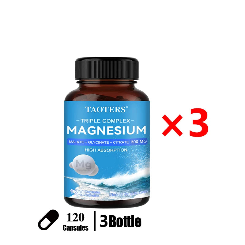 Garmtar Triple Magnesium Complex (Glycinate, Malate & Citrate) - Garmtar Pure Supplements