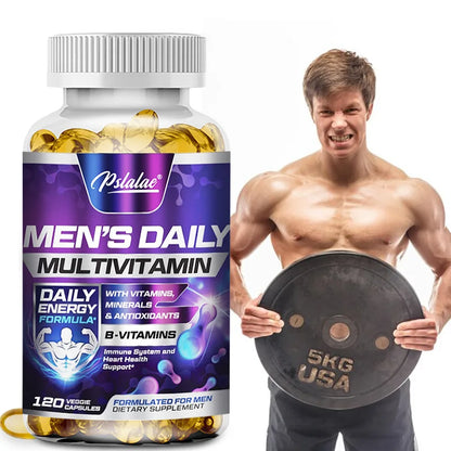 AlphaMulti Elite Men's Daily Multivitamin & Botanical Complex – High-Potency Micronutrients, Energy, Prostate & Immune Defense