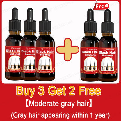 White Hair Turns Black Instantly Regaining Youthful Confidence | Premium Care