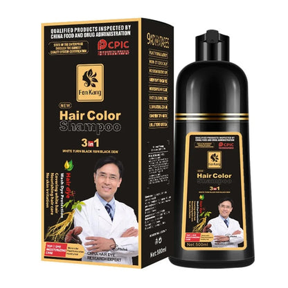 Hair Wash Black Shampoo Hair Dye Black Color | Premium Care