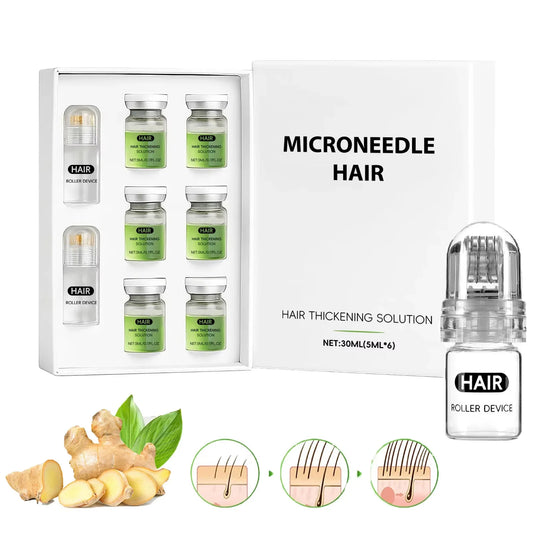 Hair Essential Care Serum Microneedle Roller Set Hair | Premium Care