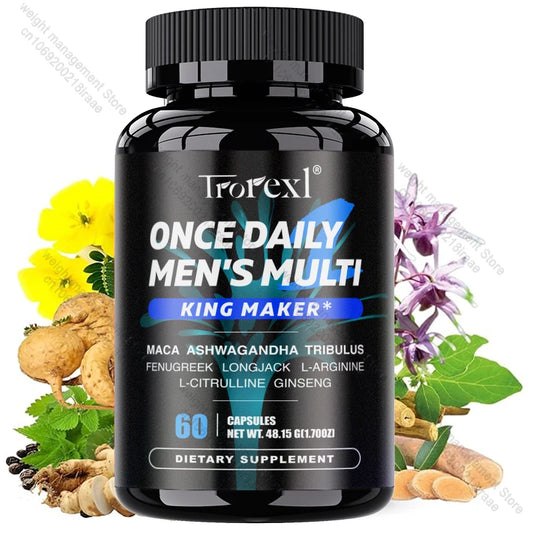 Men's Once Daily Multi-Vitality & Performance Complex – Male Firmness, Stamina & L-Arginine Support