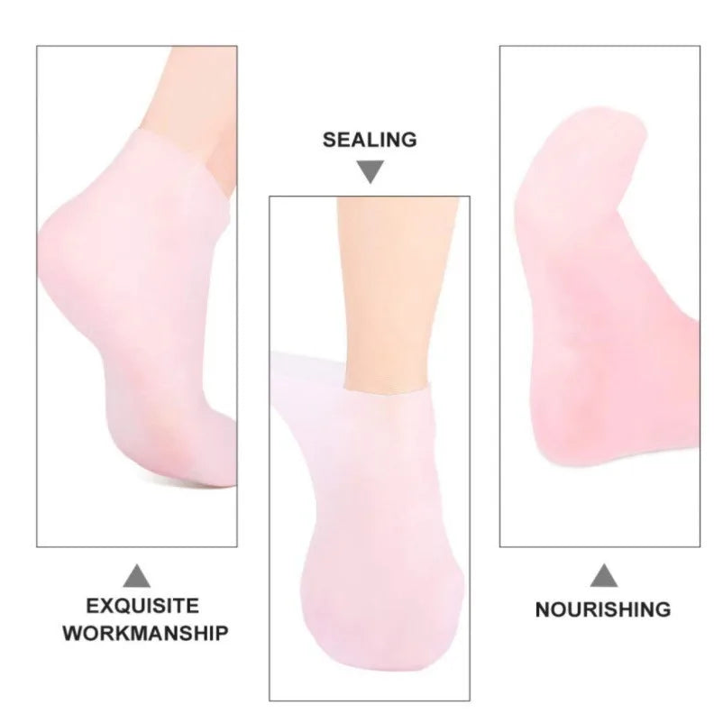 Silicone Moisturizing Socks Exfoliating Gel Heel Socks Callus | Premium Care
