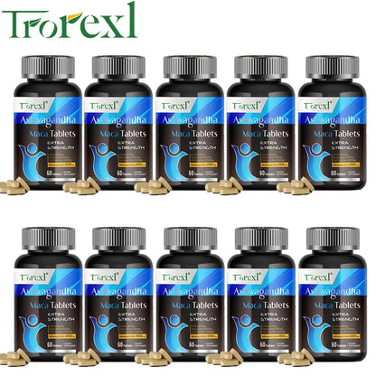 Ashwagandha Maca Root Male Enhancing Supplement Max Strength | Premium Care
