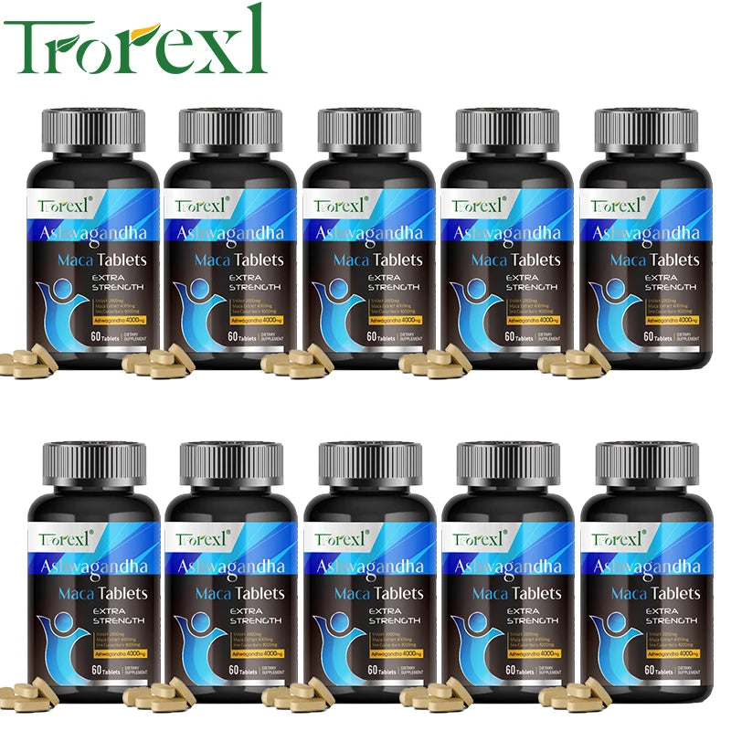 Ashwagandha Maca Root Male Enhancing Supplement Max Strength | Premium Care
