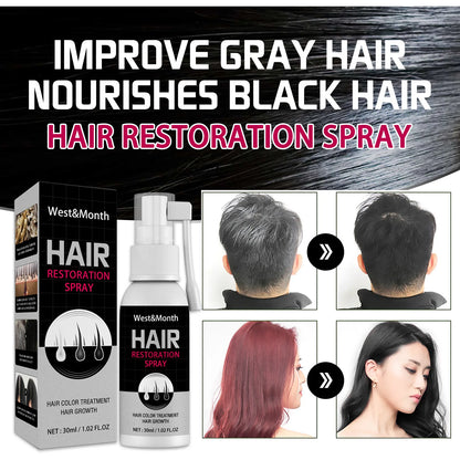 Gray White Hair Treatment Serum Cover White Hair | Premium Care