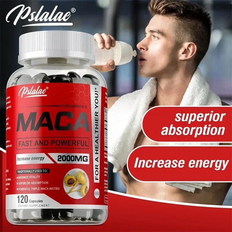 Garmtar Triple Maca 2000mg (Black, Red & Yellow Maca Root) - Garmtar Pure Supplements
