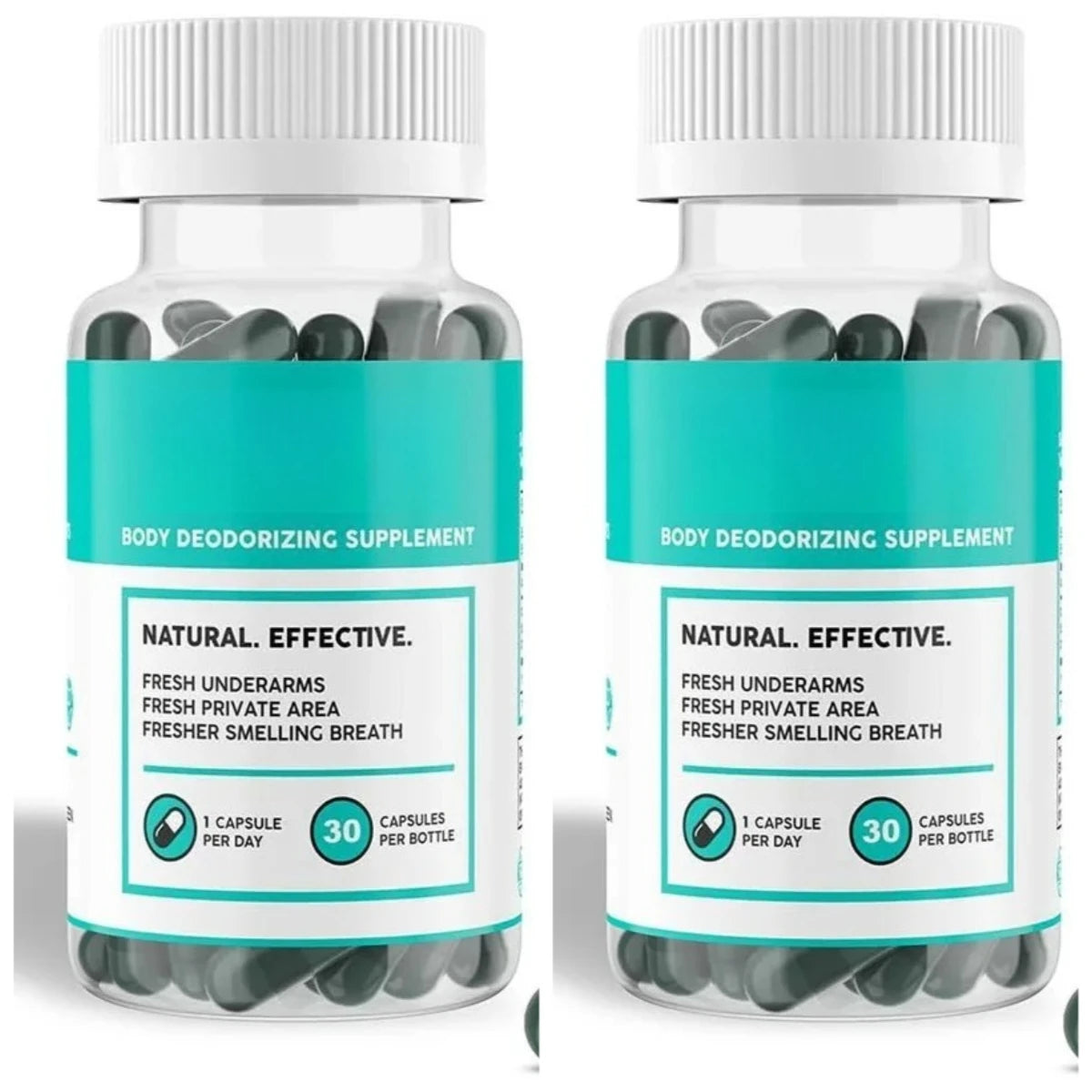 Natural Chlorophyll Deodorizing & Gut Wellness Capsules (30 Count)
