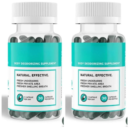 Natural Chlorophyll Deodorizing & Gut Wellness Capsules (30 Count)