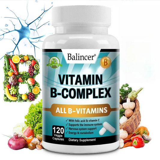 Garmtar High-Potency Vitamin B-Complex with Folic Acid & Vitamin C - Garmtar Pure Supplements