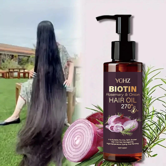 Biotin Hair Oil With Rosemary And Onion Moisturizes | Premium Care