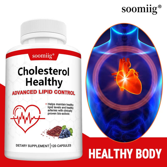 Cholesterol Health Supplement – Plant Phytosterols, Red Yeast Rice & CoQ10 for Heart & Lipid Wellness