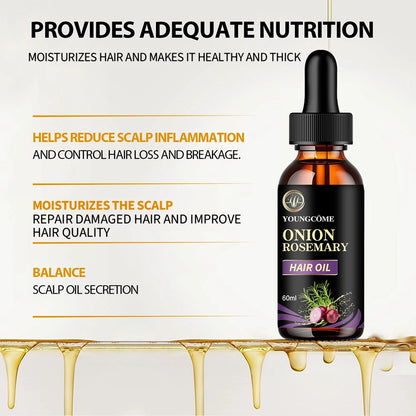 Hair Care Essential Oil Onion Rosemary Peppermint Fortified | Premium Care