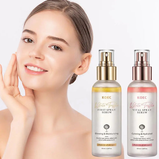 Korean White Truffle Extract First Spray Glowing Facial Serum Vitamin E Antioxidant Face Repair Essence Portable Skincare Makeup