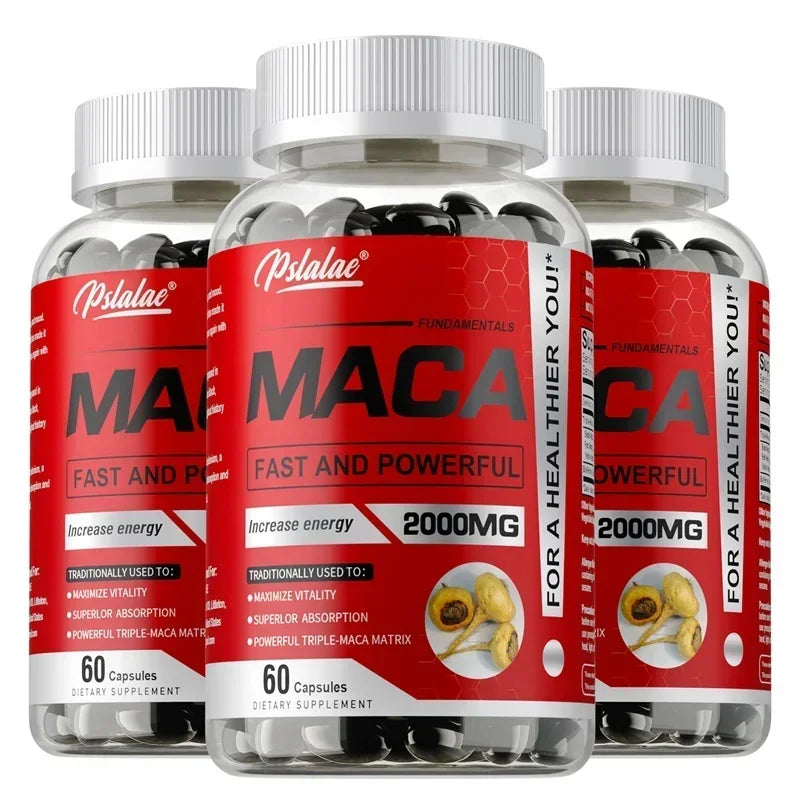 Garmtar Triple Maca 2000mg (Black, Red & Yellow Maca Root) - Garmtar Pure Supplements