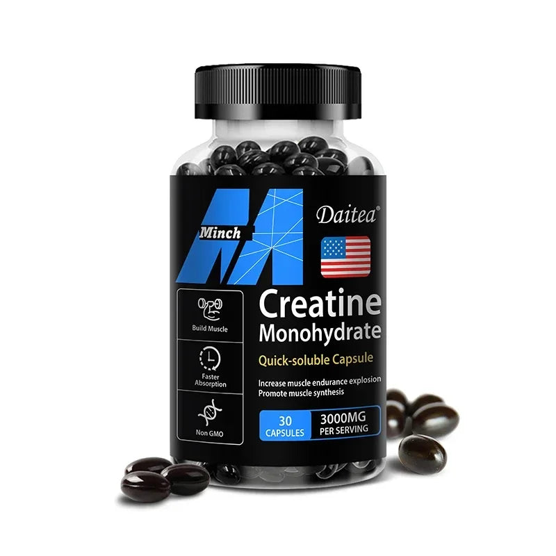 Garmtar Creatine Monohydrate 3000mg Power Capsules - Garmtar Pure Supplements