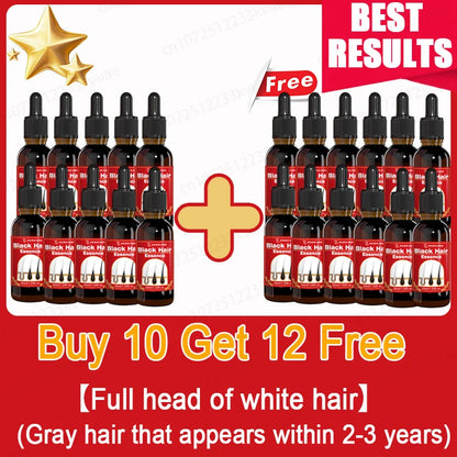 White Hair Turns Black Instantly Regaining Youthful Confidence | Premium Care