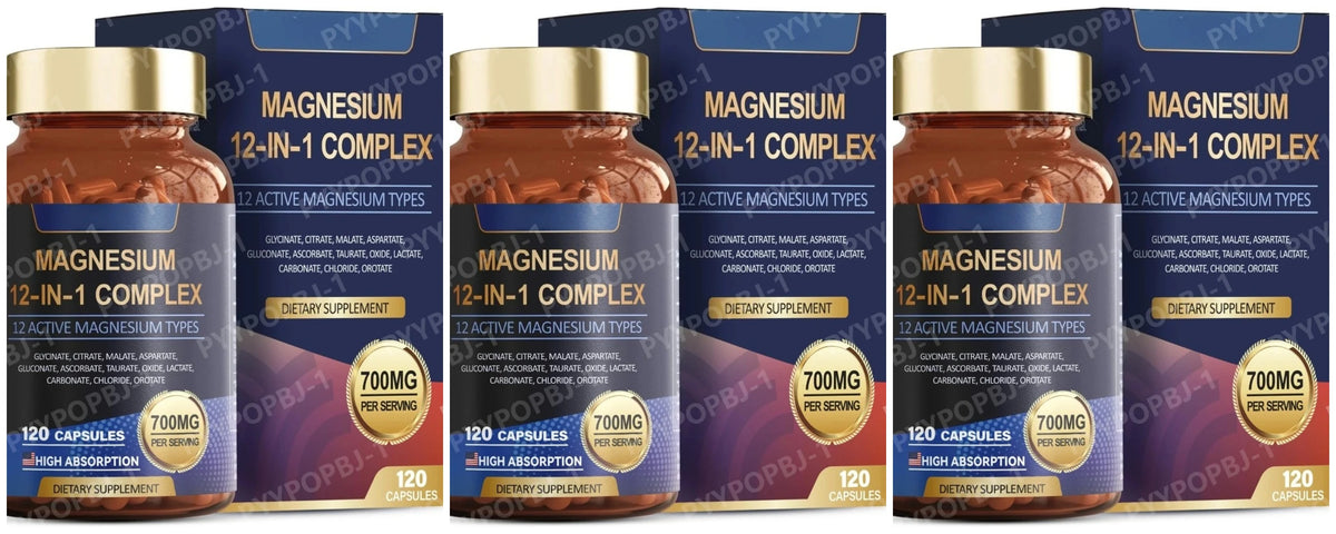 Garmtar 12-in-1 Magnesium Complex 700mg Max Bioavailability - Garmtar Pure Supplements