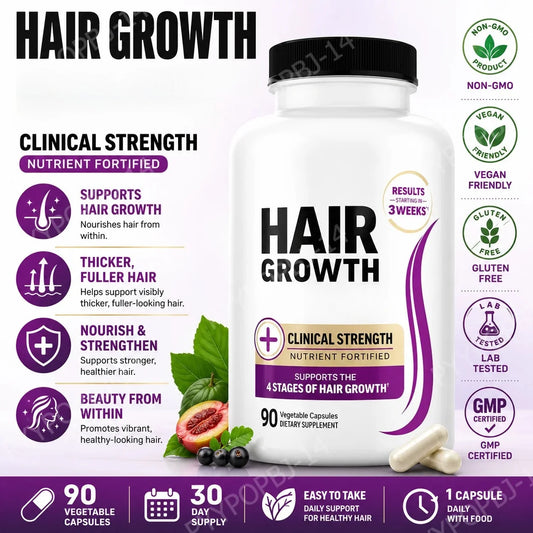 Hair Wellness Multivitamin With Biotin Collagen Botanicals Supports | Premium Care